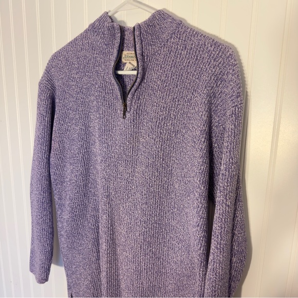 St Johns Bay Men’s 1/4 Zip Pullover 100% Cotton Size Large - Picture 3 of 11